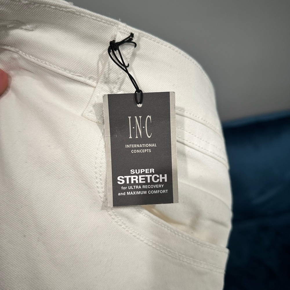 Slim Straight White Jeans - Picture 10 of 10